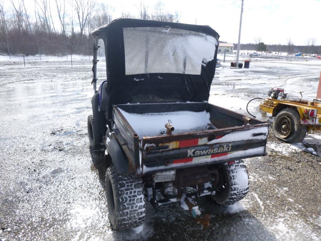 2011 KAWASAKI MULE KAF400D 4X4 W/ WINCH  Year: 2011 Make: KAWASAKI Model: M