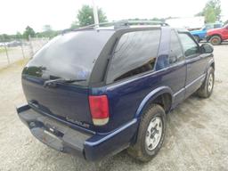 2002 Chevrolet Blazer LS Year: 2002 Make: Chevrolet Model: Blazer Engine: V