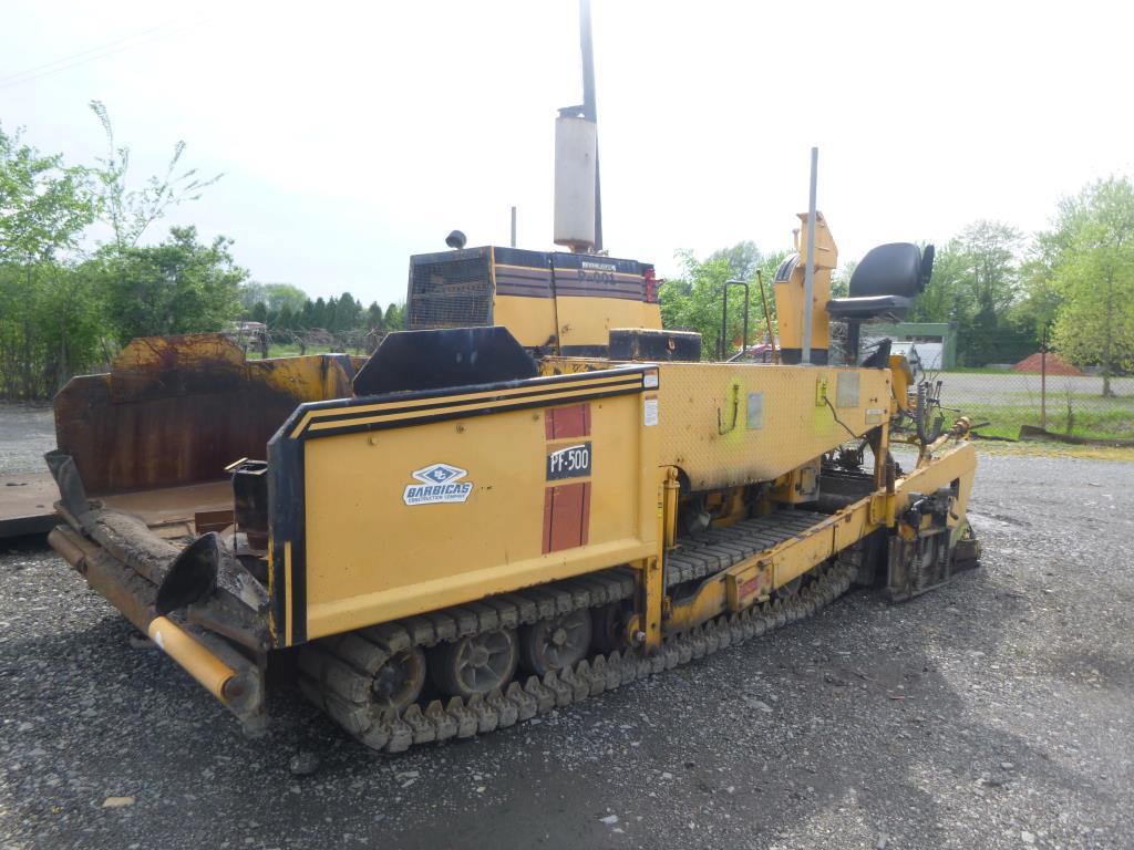 BLAW-KNOX PF500 TRACKED HIGHWAY PAVER Make: BLAW-KNOX Model: PF500 TRACKED