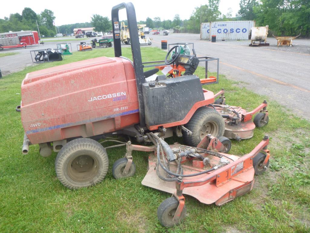 JACOBSEN HR5111 BATWING DIESEL MOWER RUNS