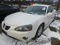 2008 Pontiac Grand Prix Base Year: 2008 Make: Pontiac Model: Grand Prix Eng