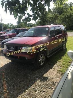 2003 FORD EXPLORER 4X4 Year: 2003 Make: FORD Model: EXPLORER 4X4 Engine: 4.