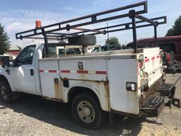 2008 FORD F-350 SUPER DUTY W/ UTILITY BODY W/ TOOL Year: 2008 Make: FORD Mo