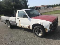 1991 Chevrolet S-10 Tahoe Year: 1991 Make: Chevrolet Model: S-10 Engine: I4