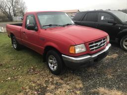 2001 Ford Ranger 2WD 2001 Ford Ranger XL 2WD I4, 2.5L Condition: ENGINE RUN