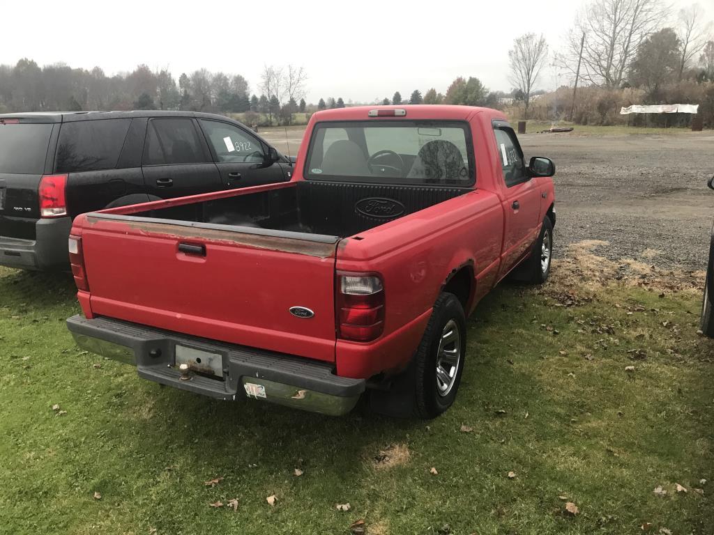 2001 Ford Ranger 2WD 2001 Ford Ranger XL 2WD I4, 2.5L Condition: ENGINE RUN