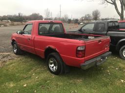 2001 Ford Ranger 2WD 2001 Ford Ranger XL 2WD I4, 2.5L Condition: ENGINE RUN