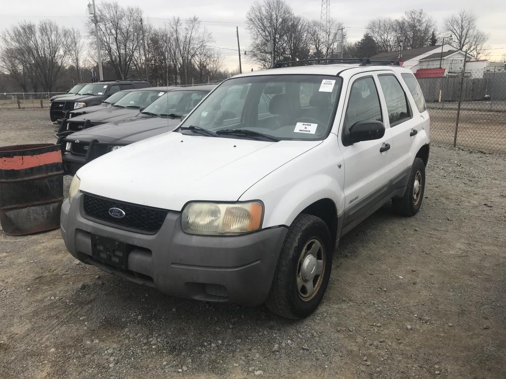 2002 Ford Escape 4X4 2002 Ford Escape XLS Choice 4X4 V6, 3.0L Condition: EN