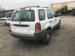 2002 Ford Escape 4X4 2002 Ford Escape XLS Choice 4X4 V6, 3.0L Condition: EN