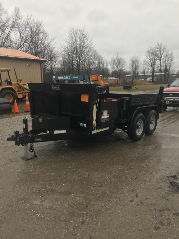 2019 FORCE 12' T/A DUMP TRAILER W/ ROLLING TARP Vin: 5NHUFA926K1007426 Year