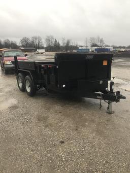 2019 FORCE 12' T/A DUMP TRAILER W/ ROLLING TARP Vin: 5NHUFA926K1007426 Year