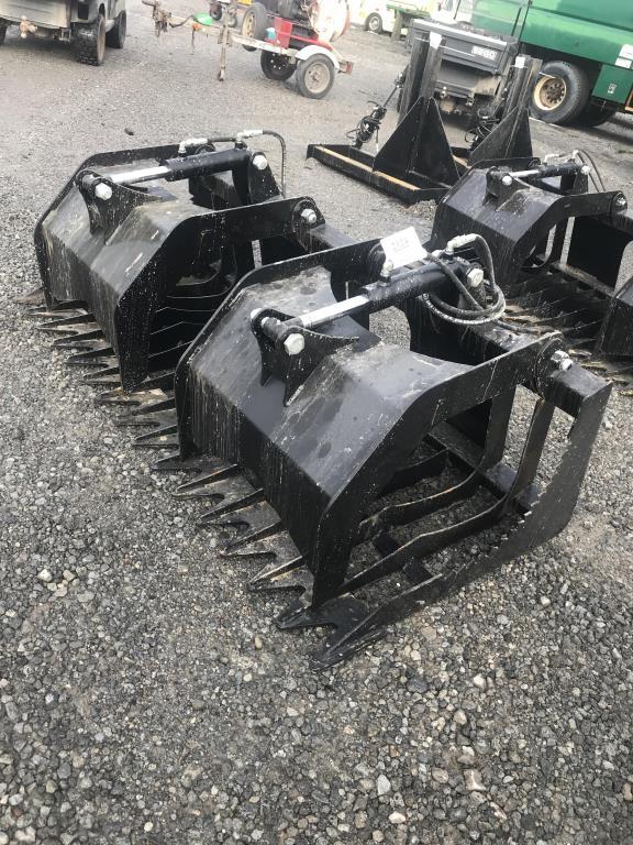 BRAND NEW 66" ROCK & BRUSH GRAPPLES FOR SKID STEER