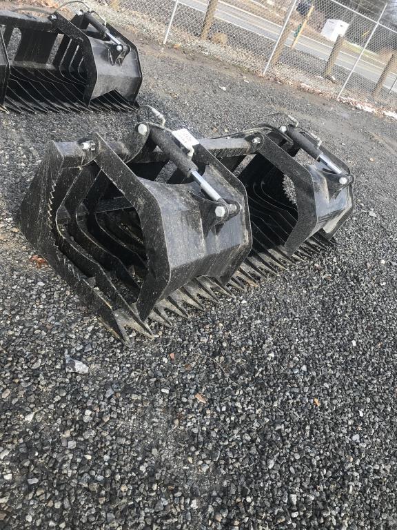 BRAND NEW 80" ROCK & BRUSH GRAPPLES FOR SKID STEER