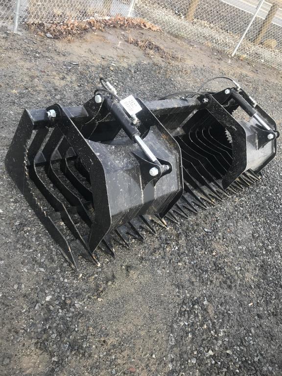 BRAND NEW 85" ROCK & BRUSH GRAPPLES FOR SKID STEER