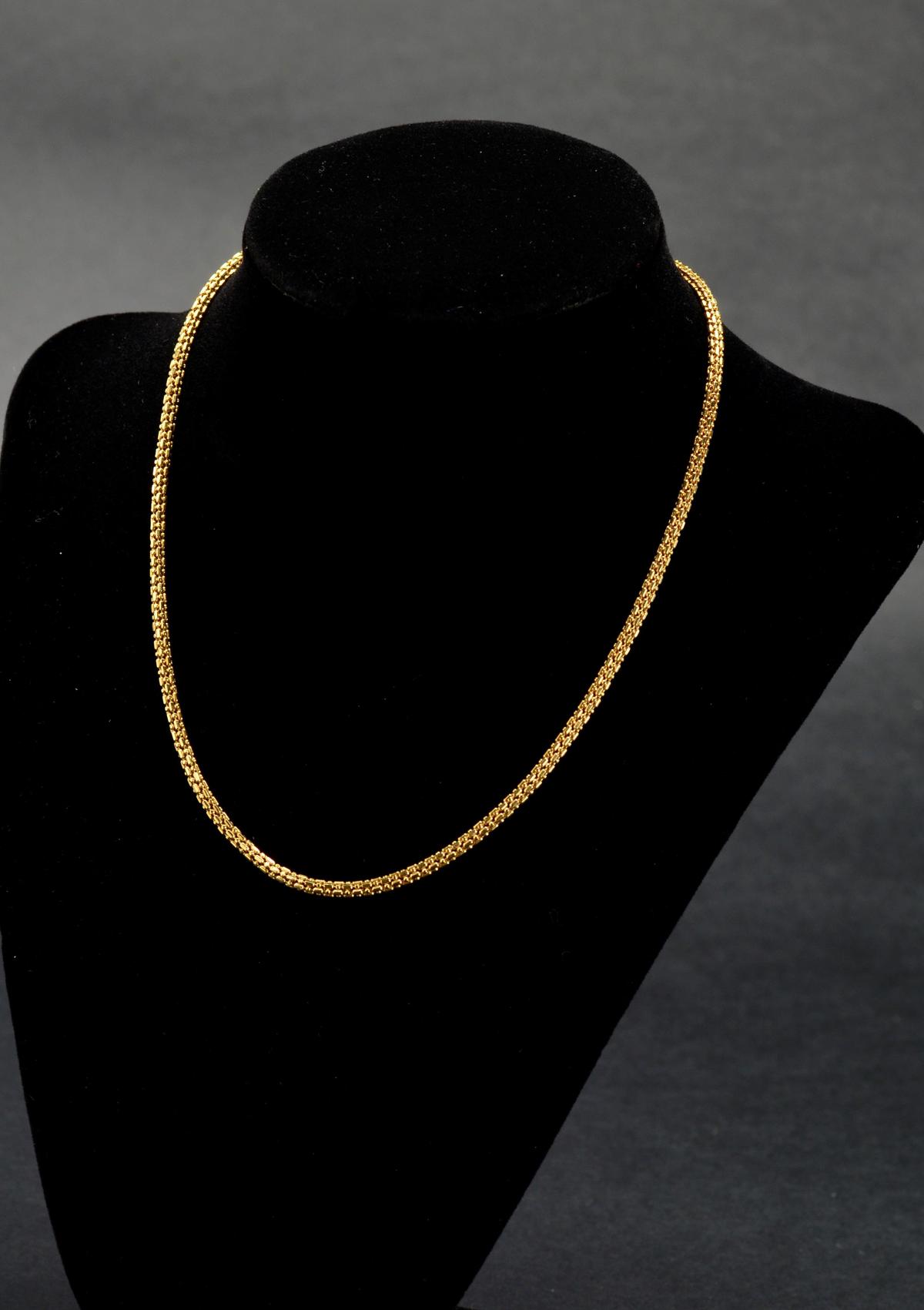 ITEM 94: Y.GOLD, MULTI-DIAMOND CUT LINK NECKLACE