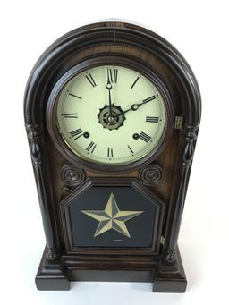 Starburst 8 Day Mantle Clock