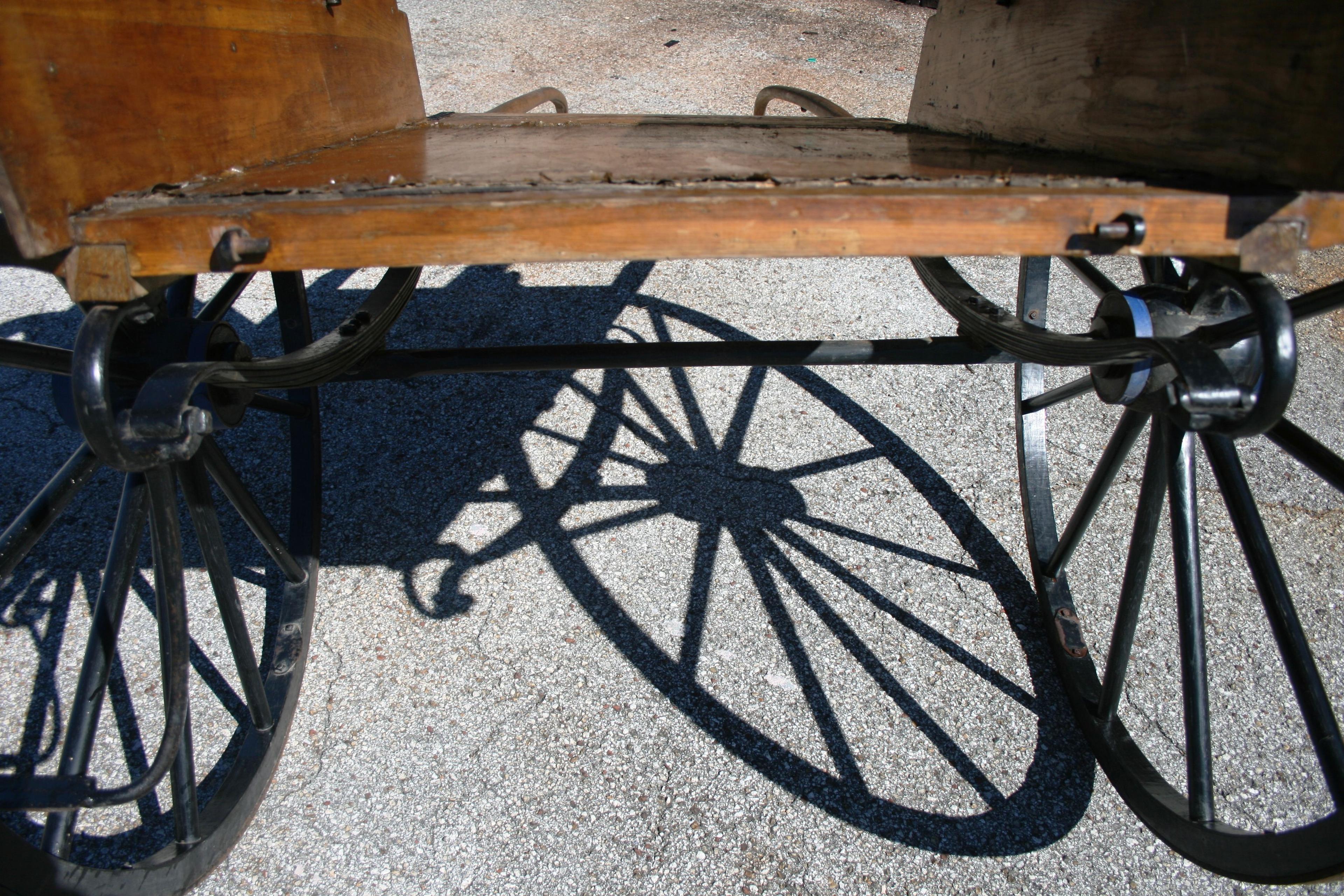 Vintage Horse Drawn Wood Cart from St. Augustine