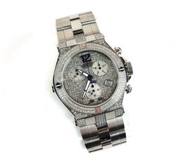 Renato Stainless Steel Ladies Watch with 2.72 Carats of Round Brilliant Diamonds