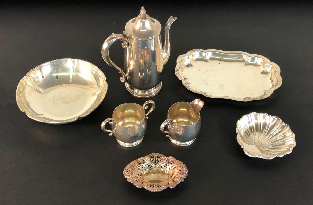 Collection of  Sterling Silver Serving & Decorative Pieces Whiting, Cartier, & More... 43+ Troy Oz