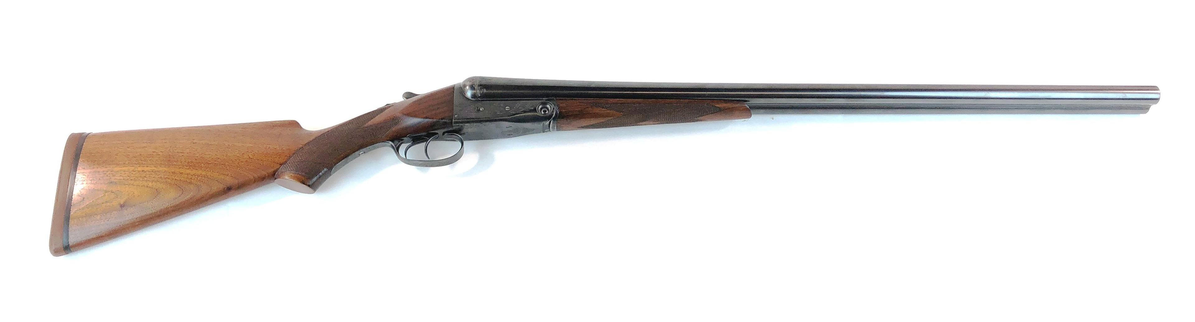 Beautiful Vintage Parker Brothers 12 Gauge "OV" Engraved Trojan Steel Double Barrel Shotgun