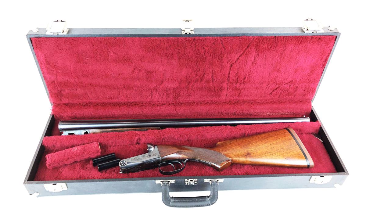 Beautiful Vintage Parker Brothers 12 Gauge "OV" Engraved Trojan Steel Double Barrel Shotgun