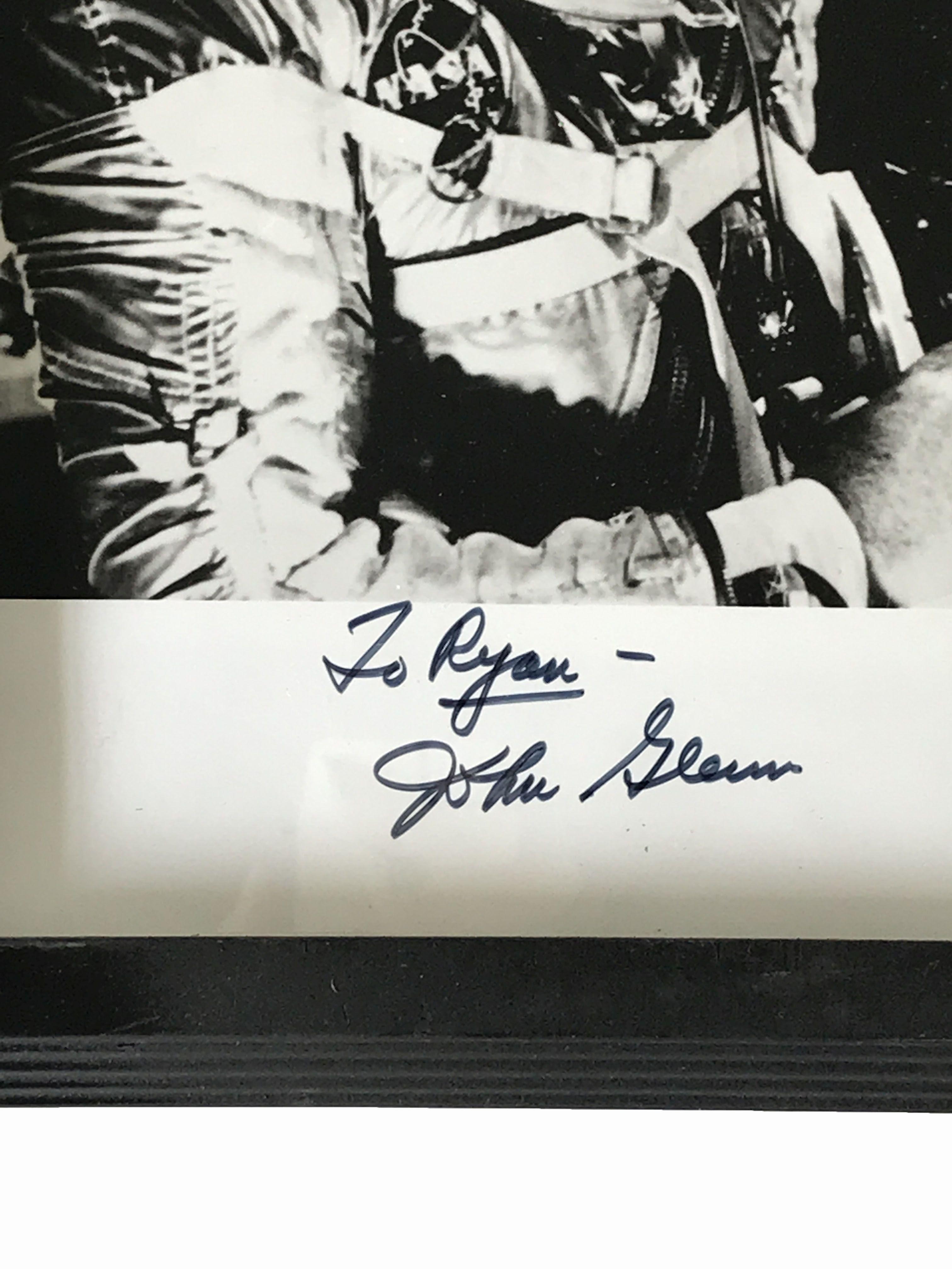 John H. Glenn Jr Autographed Photos and Ephemera Memorbelia