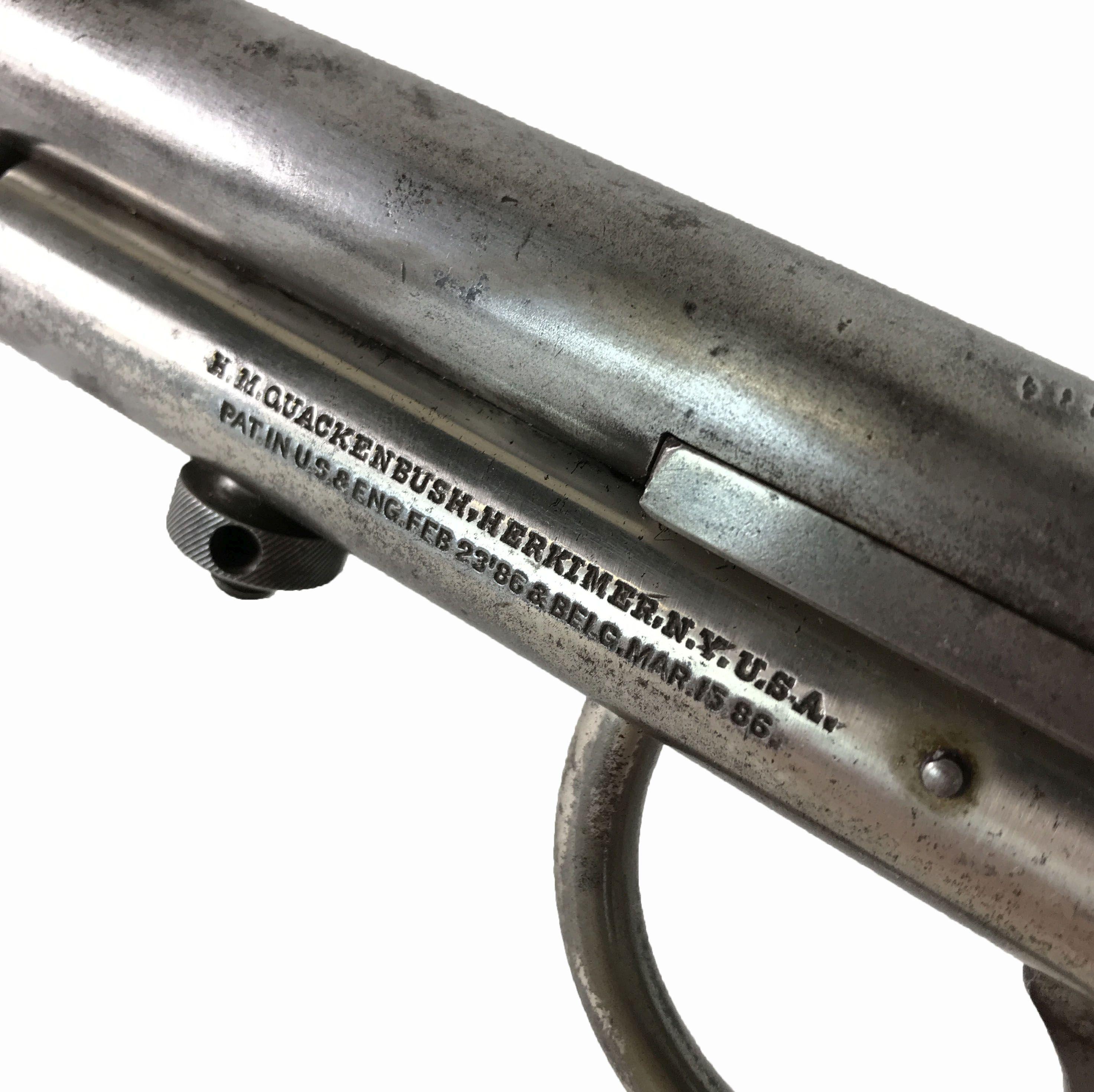 H M Quackenbush Herimer Skeleton Frame Takedown Rifle .22cal Firearm