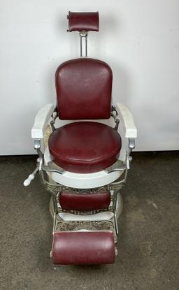 Vintage Koken Companies St. Louis USA Barber Chair