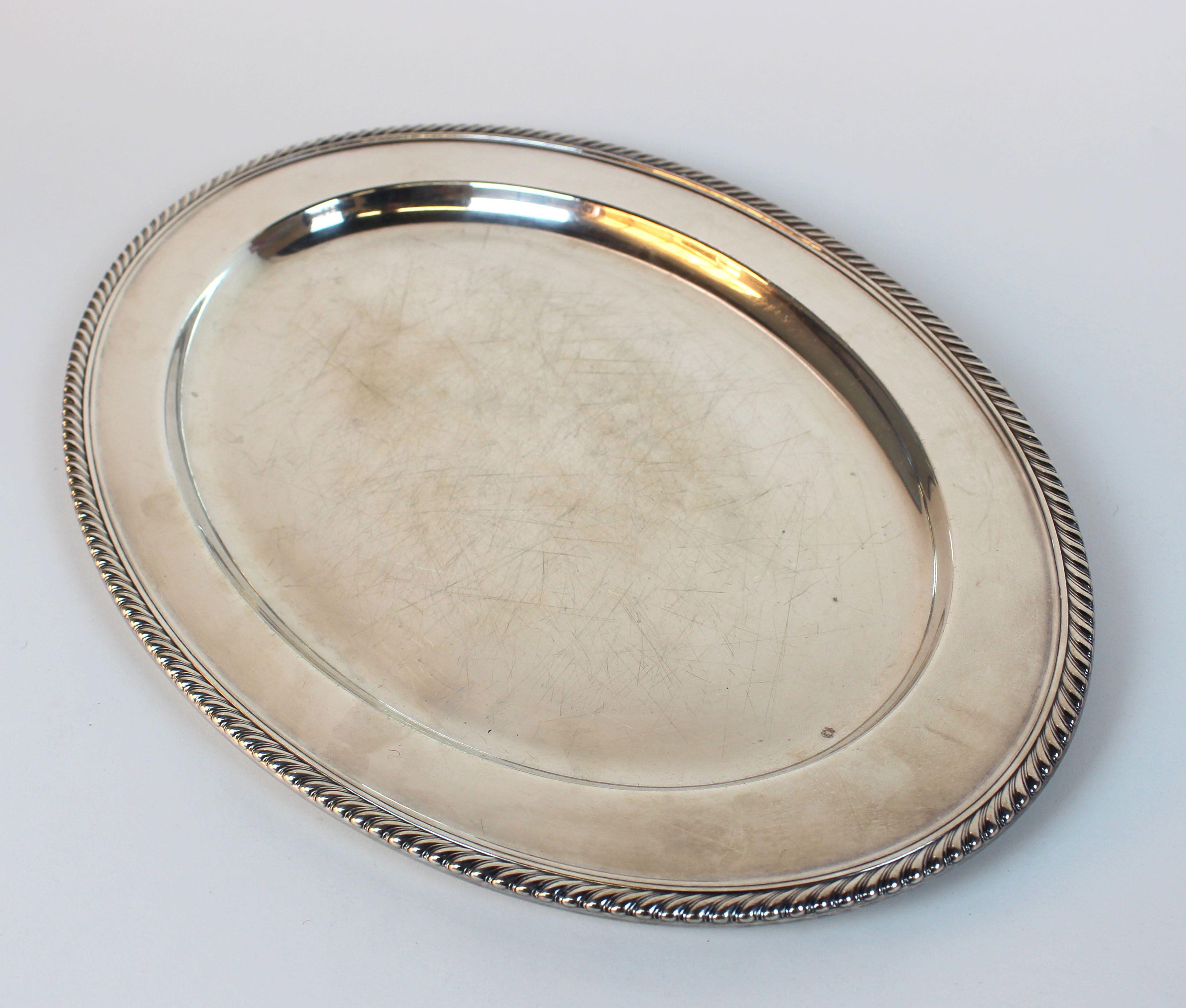 Pair of Gorham Sterling Silver Platters, 68 Troy Oz.