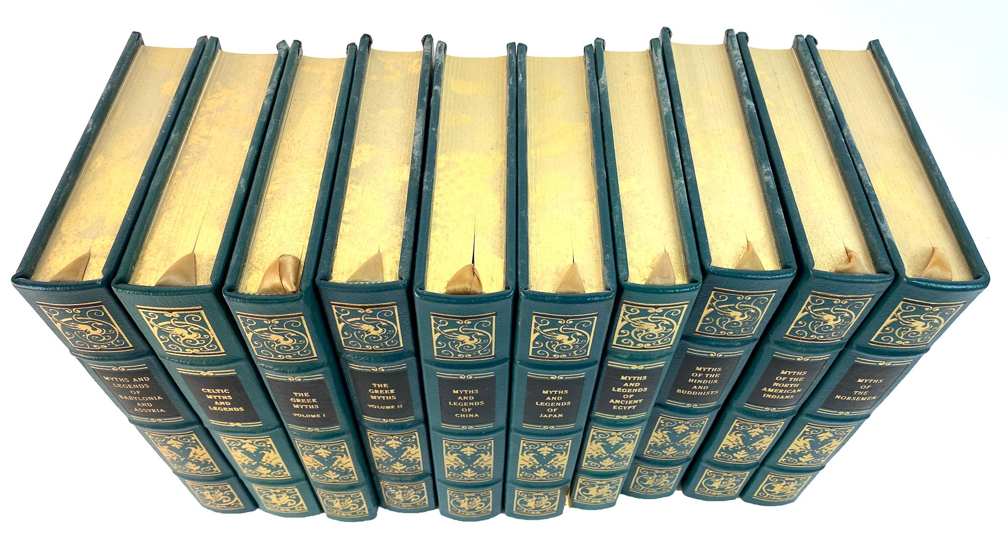 Easton Press 10 Volume “Myths of the Ancient World” Books