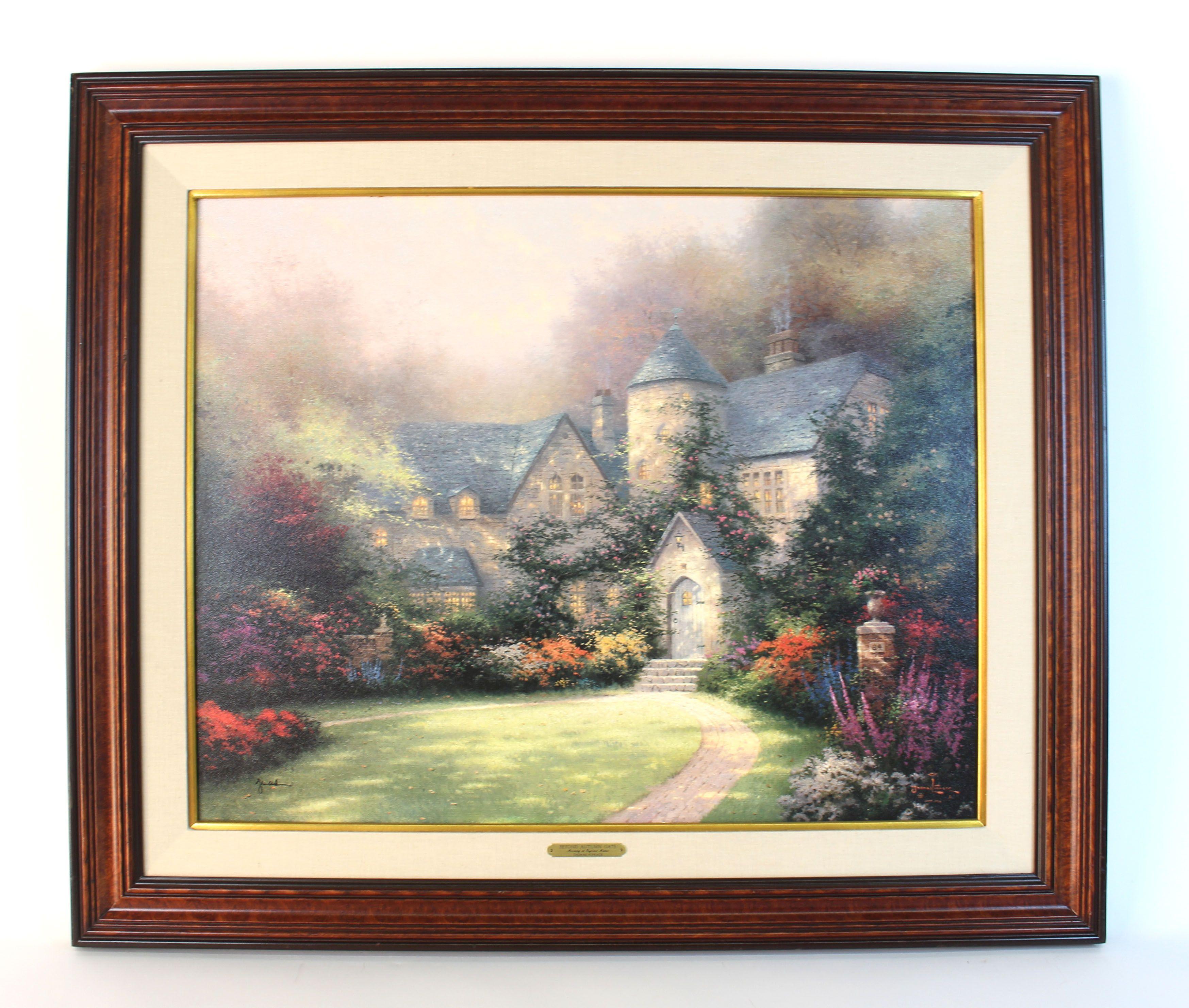 Thomas Kinkade "Beyond Autumn Gate" Art