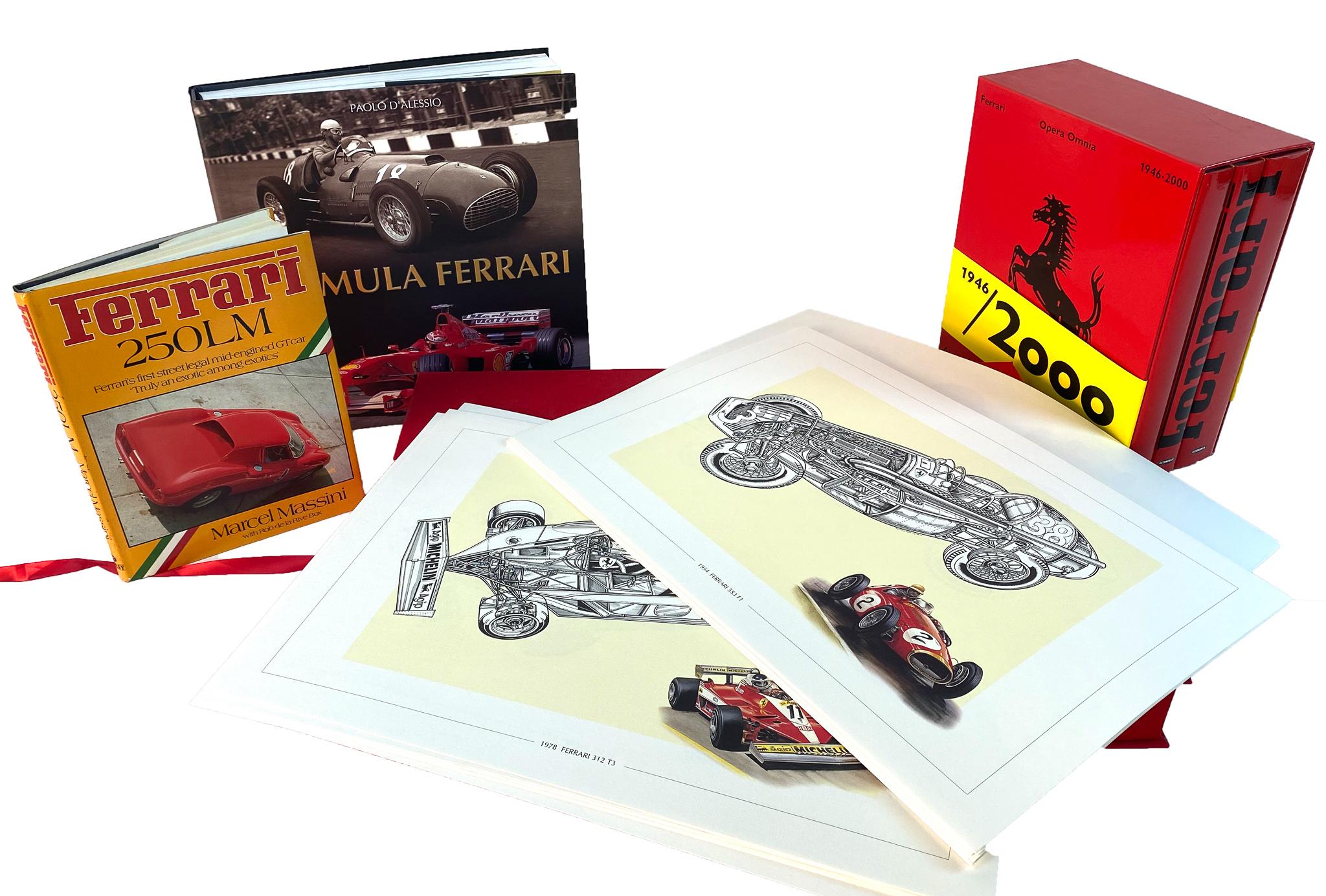 Formula Ferrari 1946-2000 Volumes, Massini Ferrari 250LM and Formula Ferrari 1949-2000 Boxed Set