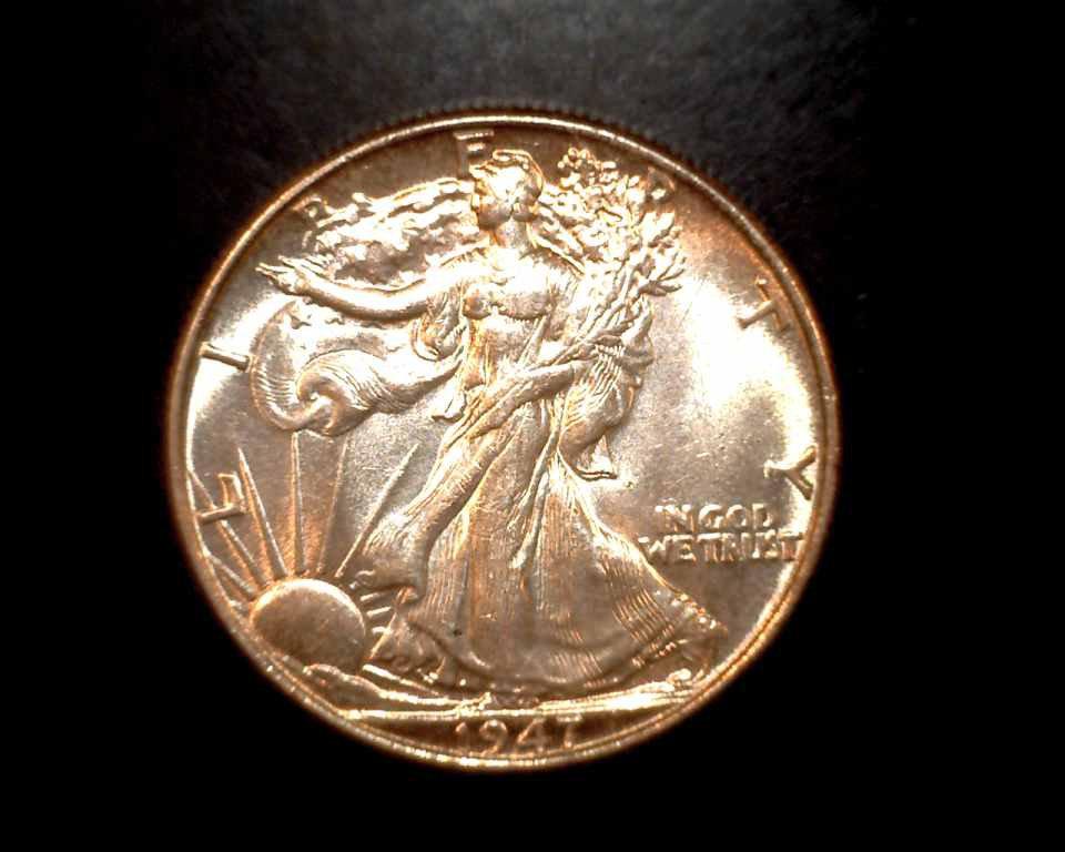 1947  Walking Liberty Half Dollar