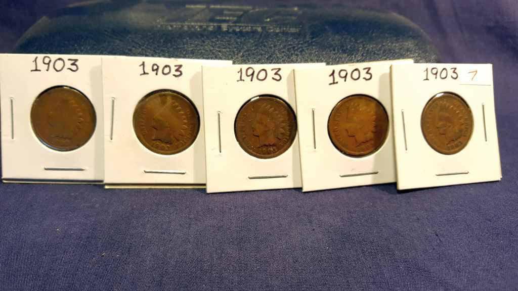 1903, 4—1903  Indian Head Cents