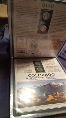 U.S. State Quarters Series II P&D 60 Coins & 60 Stamps