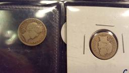 1904 & 1915 Barber Dimes