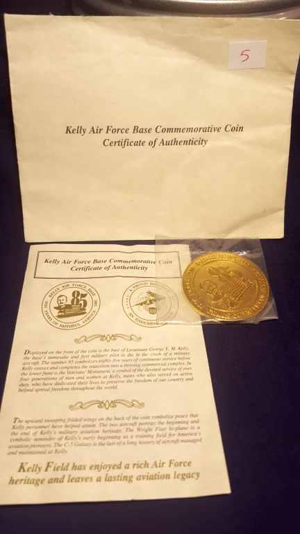 Kelly AFB Commem Coin(COA)