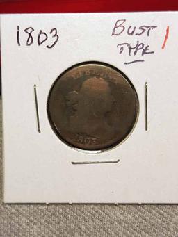 1803  Half Cent