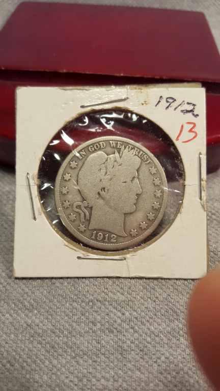 1912  Barber Half Dollar