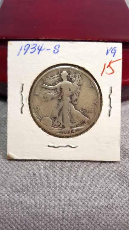 1934-S  Walking Liberty Half Dollar