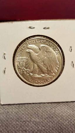 1945  Walking Liberty Half Dollar