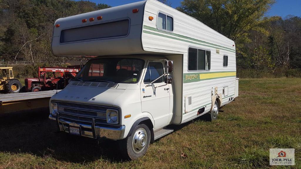 1976 Dodge Rambler RV VIN S77516002230666 70,958 MILES