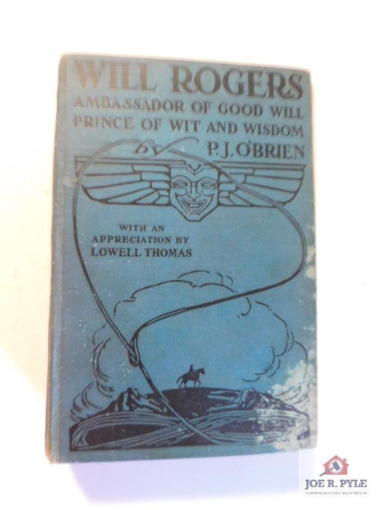 Will Rogers by P.J. O'Brien 1935 Pictures, 288 Pages Hardback