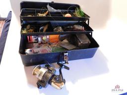Fishing Tackle Box Full Of Items