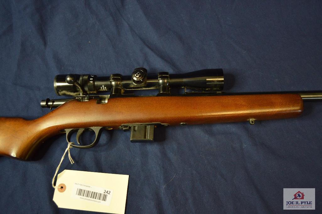 Marlin 25 MN 22 Win Mag rifle. Serial 10648747. Bushnell Scopes