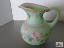 Lotus Mist Pitcher/Burmese SIGNED