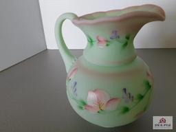 Lotus Mist Pitcher/Burmese SIGNED