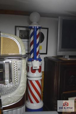 Porcelain Barber Pole By Paidar