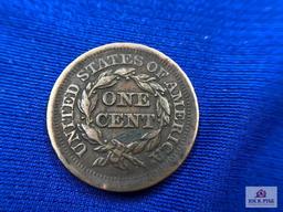 TWO US ONE CENT COINS: (2) 1852