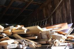 Contents of loft of barn